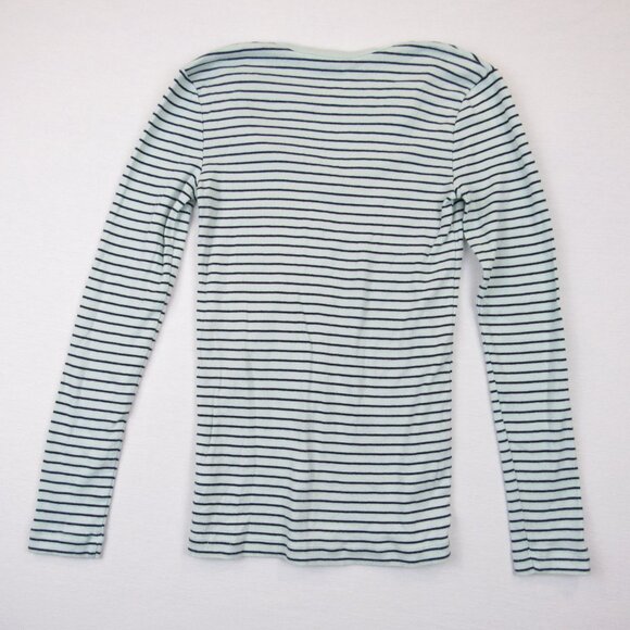 Gap The Bowery Super Soft Long Sleeve T-Shirt Striped Women's Size XS - Picture 4 of 4
